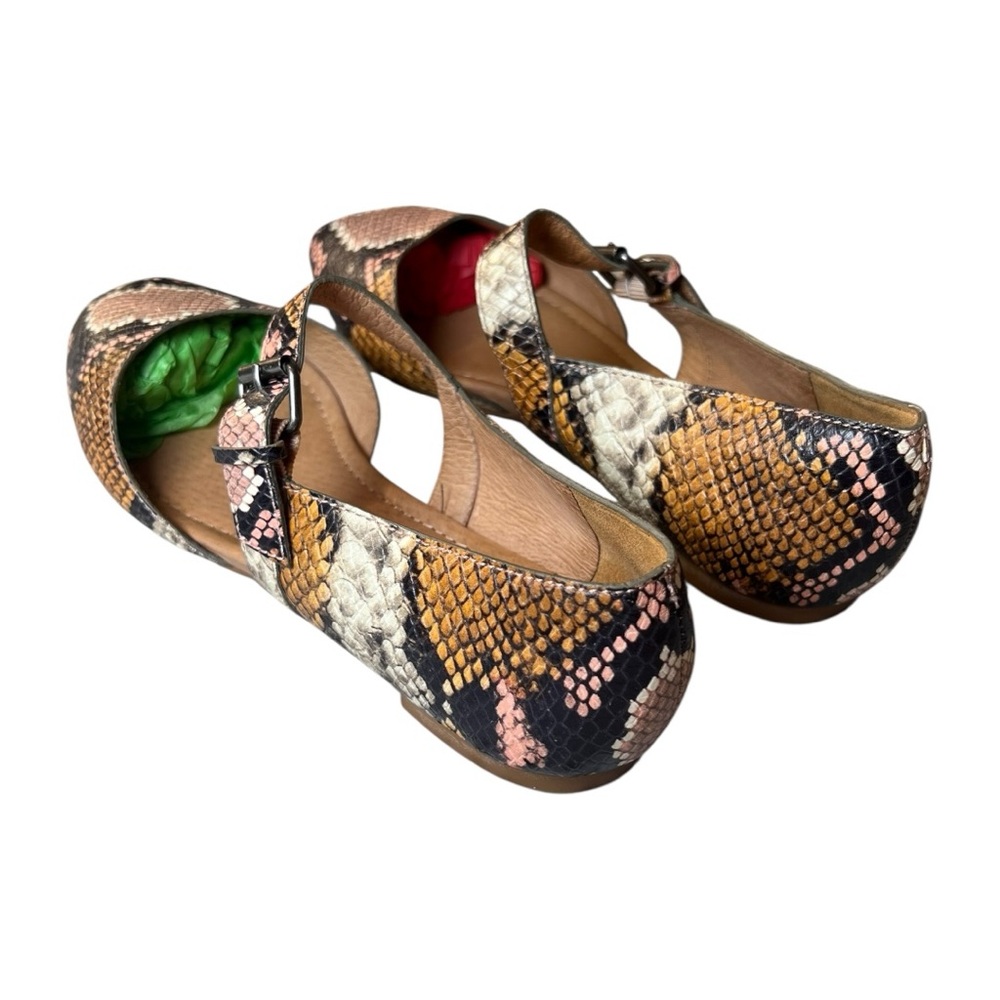 Madewell Multicolor Snake Pattern Mary Jane Flats - image 4